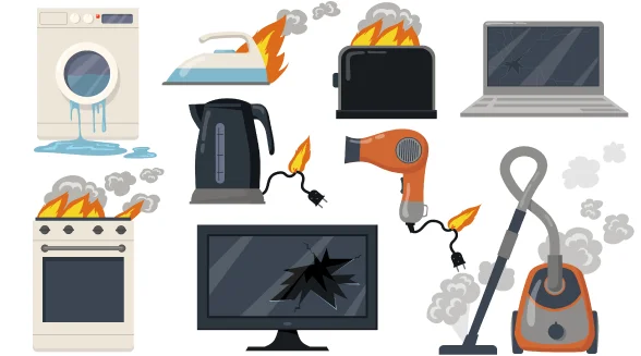 illustrations-of-multiple-faulty-appliances