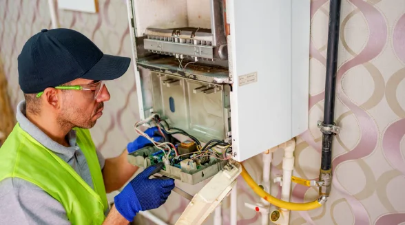 heating-engineer-is-repairing-the-boiler