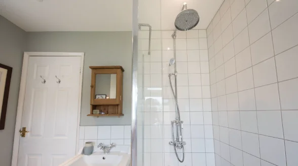 bath-with-an-electric-shower-over-it