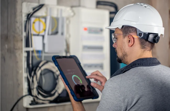 electrician-is-performing-an-EPC-inspection