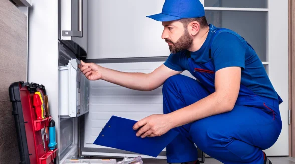 electrician-is-checking-a-refrigirator