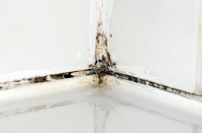 closeup-of-a-bath-with-mouldy-silicone