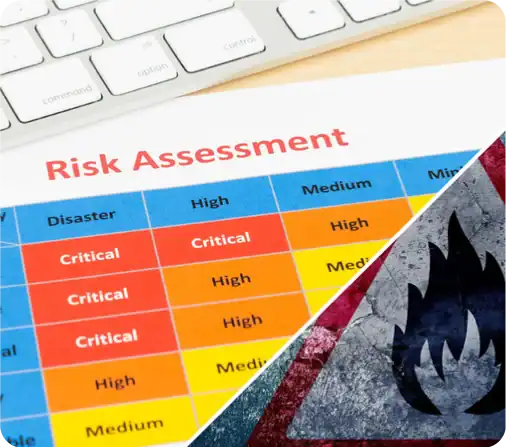 fire-risk-assessment-london-and-a-fire-warning-sign-together-in-one-frame