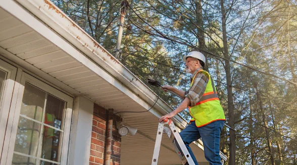 tradesperson-is-doing-gutter-repair