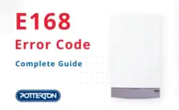 how to fix e168 potterton boiler error code