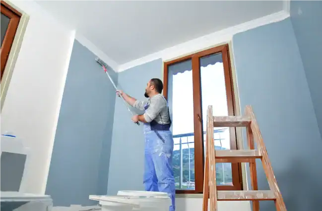 Residential painters London painting a home